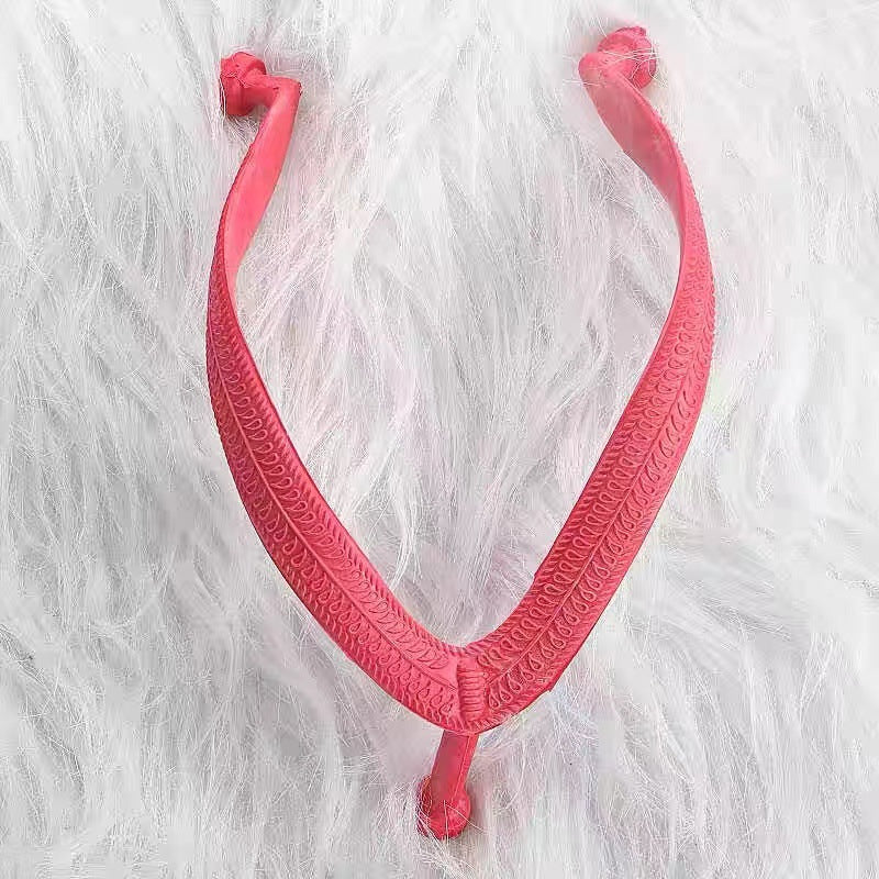 Flip-flops Accessories Men's Strap Three-point Slippers Flip-flops High-grade Slippers Ear Women's Thai Fish Brand Rubber Shoelaces
