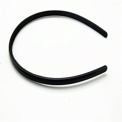 Iron black bottom wave spiral sports head hoop head buckle bath fine hairpin men's and girls universal wash hair hoop wholesale