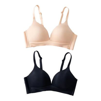 Seamless Bras for Women Japanese Style Wireless Underwear No Steel Ring Bralette 3/4 Cup Glossy Bra Female Lingerie