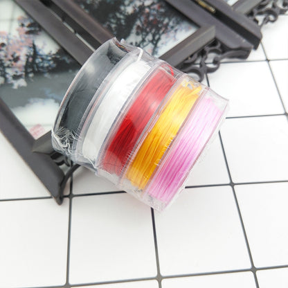 Mini small ring elastic thread diy hand-woven beaded wire rubber band elastic rope beaded bracelet wear-resistant elastic
