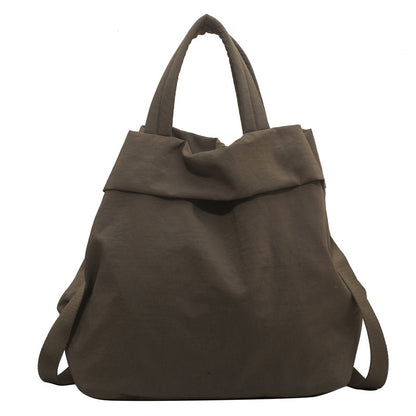 lulul Women's Casual Bag Ultra Light Large Bag Nylon Cloth Handbag Student Class Shoulder Crossbody Bag Canvas Bag