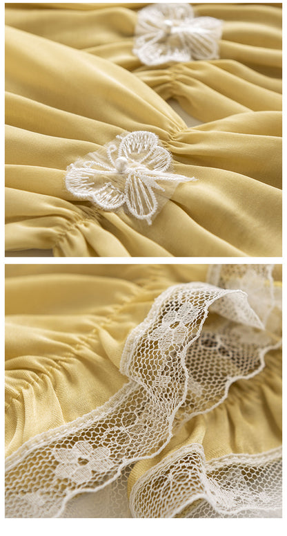 Bowknot Women's Summer Loose Cycling Sun Protection Sleeves, Sunshade Ice Silk Arm Sleeves, Wholesale Fresh Style Ice Sleeves, Korean Version