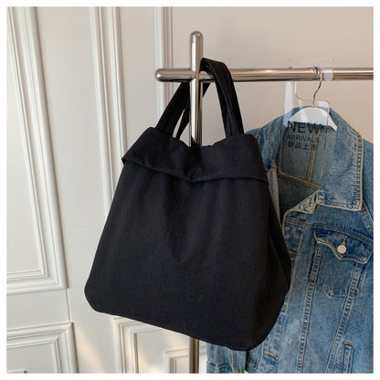 lulul Women's Casual Bag Ultra Light Large Bag Nylon Cloth Handbag Student Class Shoulder Crossbody Bag Canvas Bag