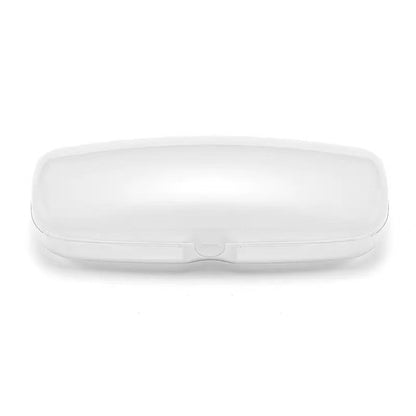 Glasses Case Black Leather Glasses Case PVC Nail Soft Bag Sunglasses Case Sunglasses Case Printable LOGO Batch