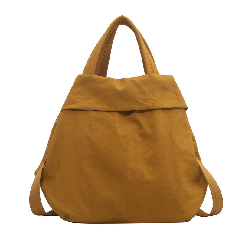 lulul Women's Casual Bag Ultra Light Large Bag Nylon Cloth Handbag Student Class Shoulder Crossbody Bag Canvas Bag