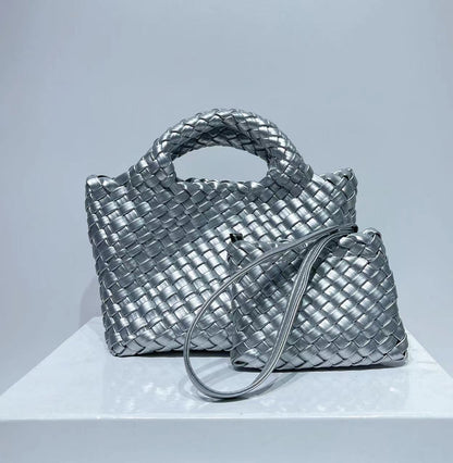 Cross-border Fashion Chain Bag Hand-woven Bag Women's Vegetable Basket Small Bag Han Feng Shoulder Bag Crossbody Bag
