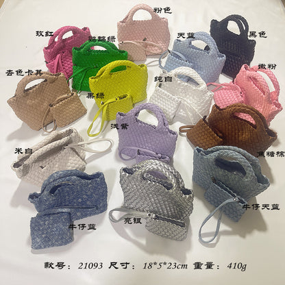 Cross-border Fashion Chain Bag Hand-woven Bag Women's Vegetable Basket Small Bag Han Feng Shoulder Bag Crossbody Bag