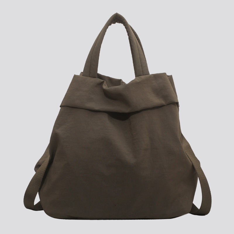 lulul Women's Casual Bag Ultra Light Large Bag Nylon Cloth Handbag Student Class Shoulder Crossbody Bag Canvas Bag