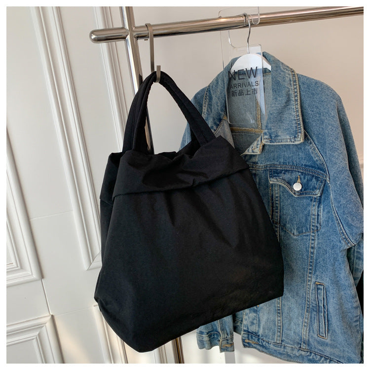 lulul Women's Casual Bag Ultra Light Large Bag Nylon Cloth Handbag Student Class Shoulder Crossbody Bag Canvas Bag