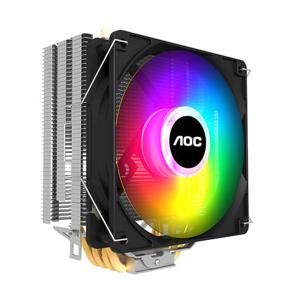 AOC Ice Dragon 400 desktop computer CPU radiator 4 heat pipe colorful mute full platform temperature control CPU fan