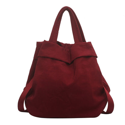 lulul Women's Casual Bag Ultra Light Large Bag Nylon Cloth Handbag Student Class Shoulder Crossbody Bag Canvas Bag