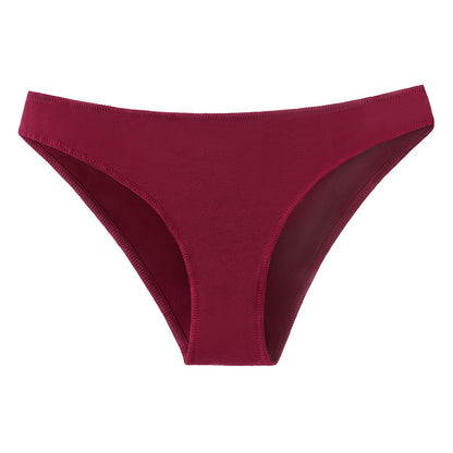 Women's Cotton Underwear Low Waist Japanese plus size Half Hip Comfortable Skin-Friendly Breathable Girl's Briefs Breathable Cotton Crotch