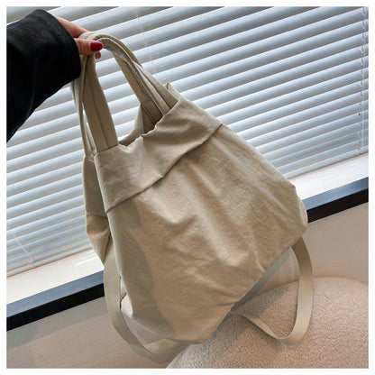 lulul Women's Casual Bag Ultra Light Large Bag Nylon Cloth Handbag Student Class Shoulder Crossbody Bag Canvas Bag