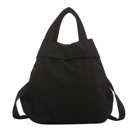 lulul Women's Casual Bag Ultra Light Large Bag Nylon Cloth Handbag Student Class Shoulder Crossbody Bag Canvas Bag