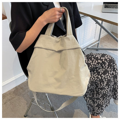 lulul Women's Casual Bag Ultra Light Large Bag Nylon Cloth Handbag Student Class Shoulder Crossbody Bag Canvas Bag