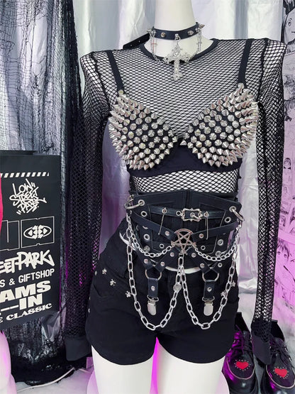 New Underwear Bras Newest Sexy Lingerie Women'S Rhinestone Cover Bra Top Silver Plunge Wire Free Bralete Fashion Sequined